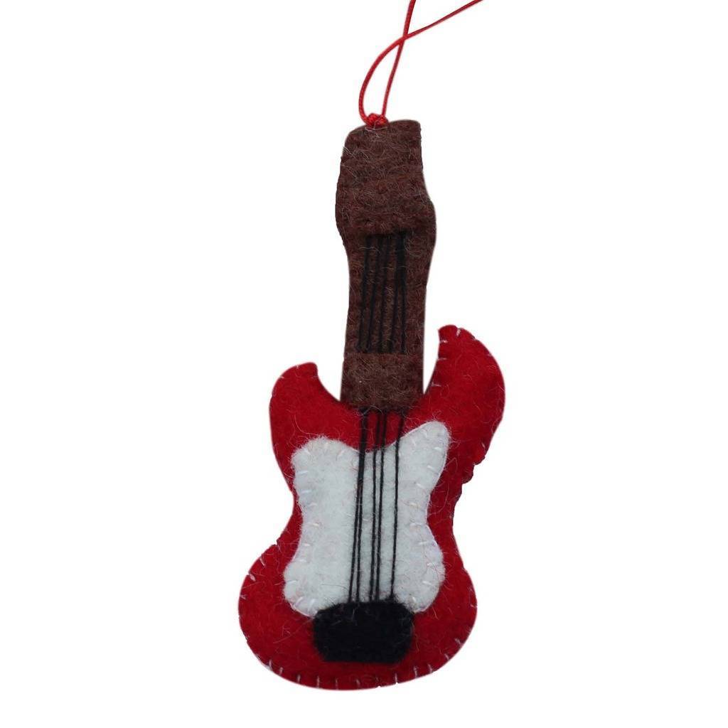 Guitar Felt Ornament - Global Groove (H) - TheHomeToGo