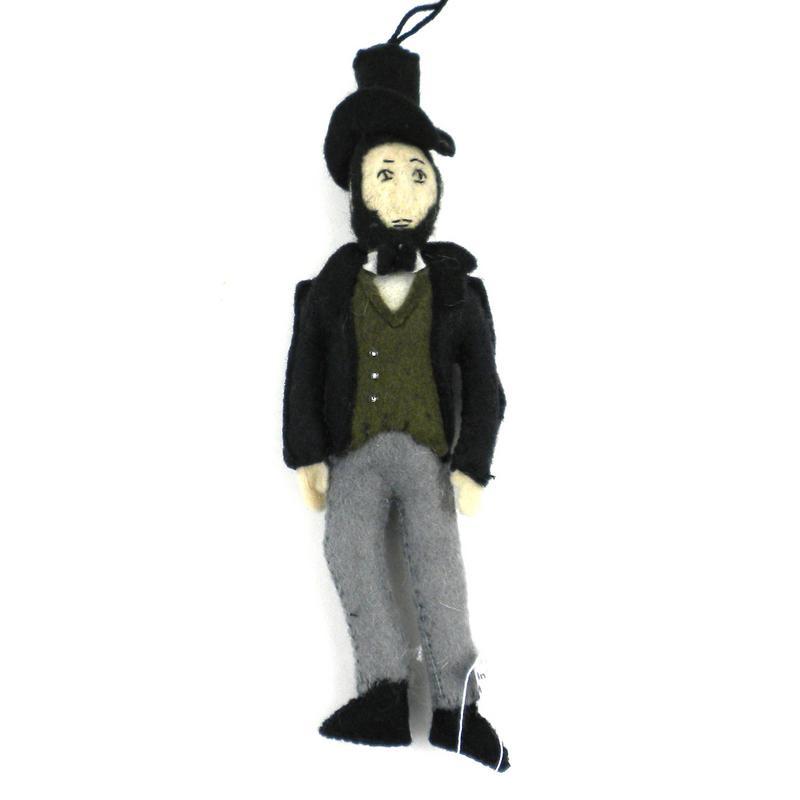 Abraham Lincoln Felt Ornament - Silk Road Bazaar (O) - TheHomeToGo