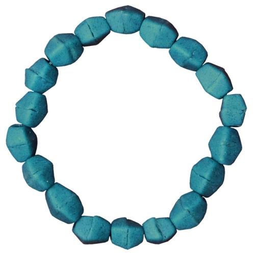 Teal Glass Pebbles Bracelet - Global Mamas - TheHomeToGo