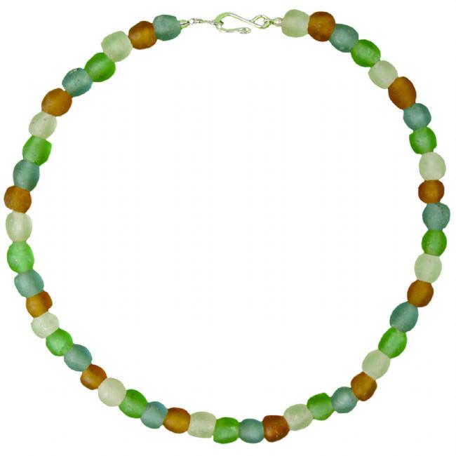 Rainbow Pearl Glass Bead Necklace - Global Mamas - TheHomeToGo