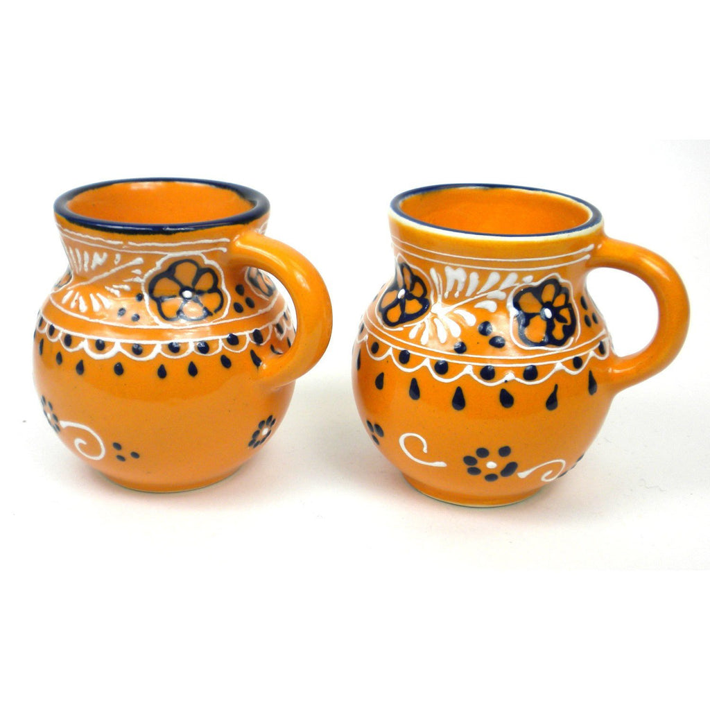 Pair of Beaker Cups - Mango - Encantada - TheHomeToGo