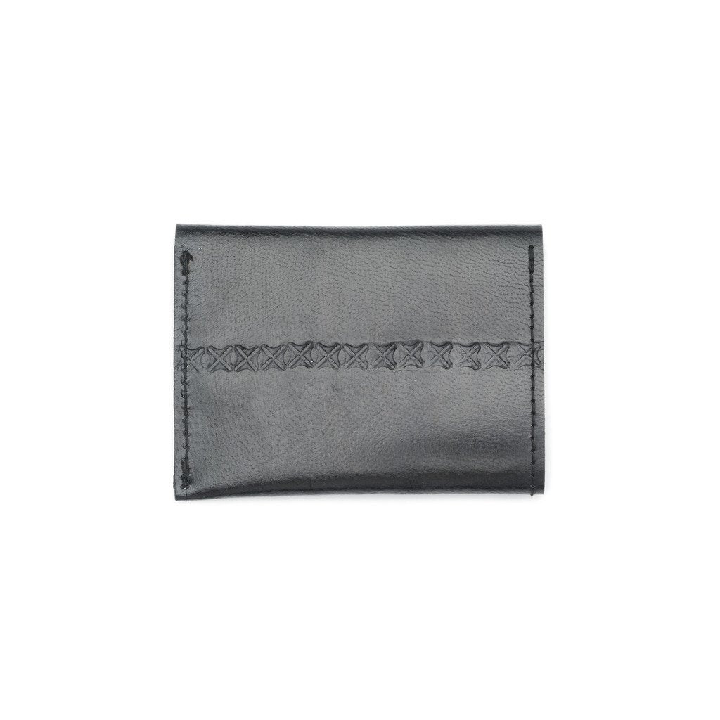 Sustainable Leather Wallet - Black - Matr Boomie (W) - TheHomeToGo