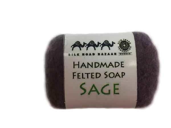 Handmade Felted Soap Sage - Silk Road Bazaar (S) - TheHomeToGo