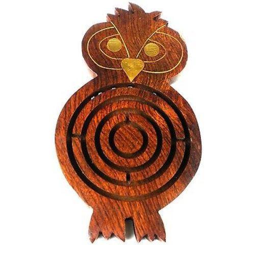 Handmade Wooden Night Owl Labyrinth - Matr Boomie - TheHomeToGo