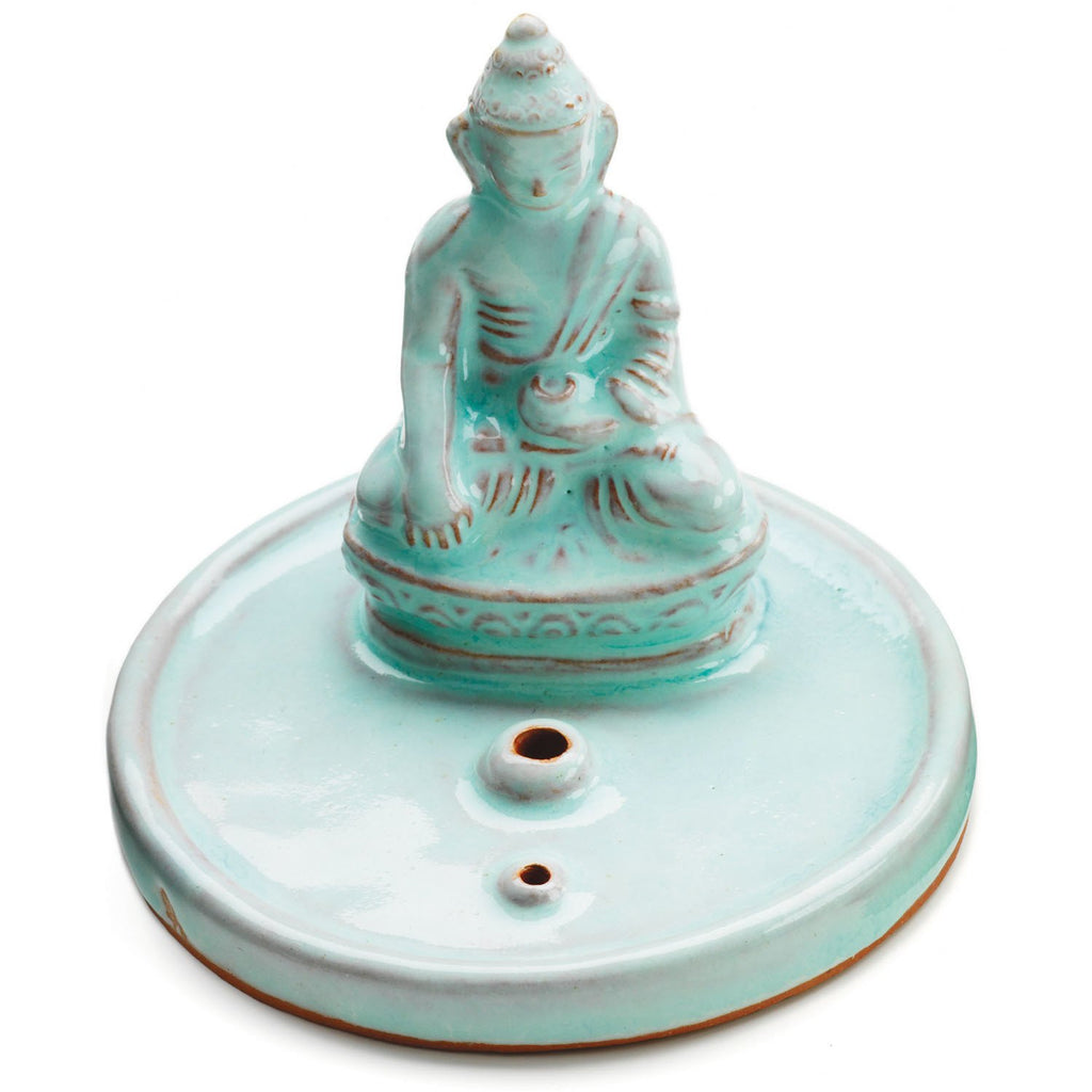 Incense Burner Celadon Buddha - Tibet Collection - TheHomeToGo