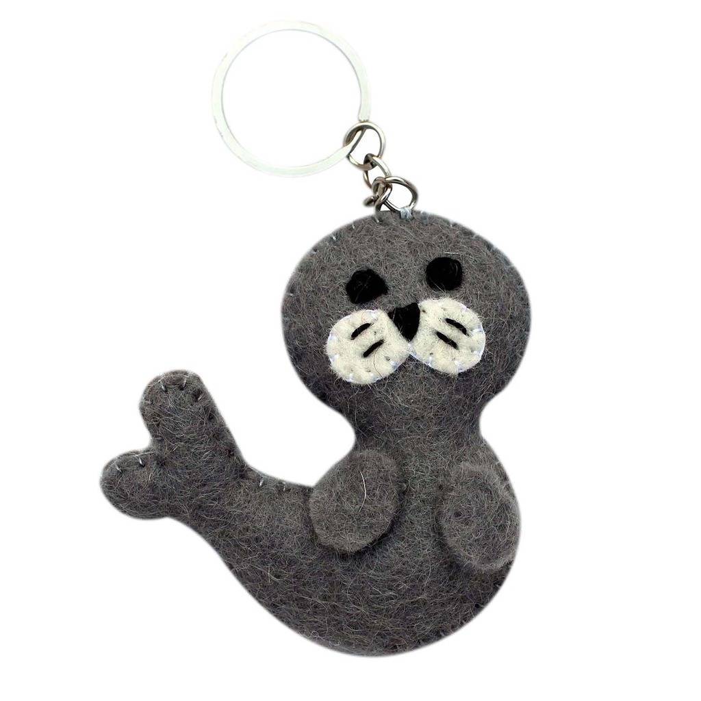 Felt Seal Key Chain - Global Groove (A) - TheHomeToGo