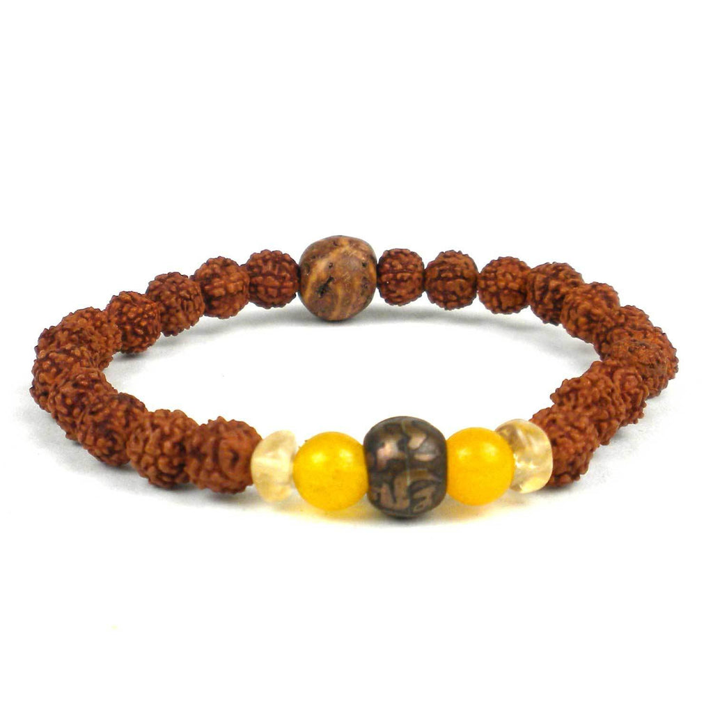 Padme Hum Wrist Mala Bracelet - Global Groove (J) - TheHomeToGo