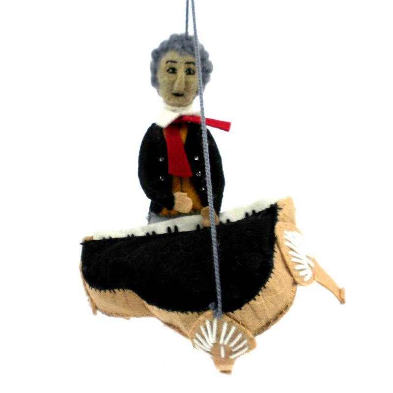 Beethoven Felt Ornament - Silk Road Bazaar (O) - TheHomeToGo