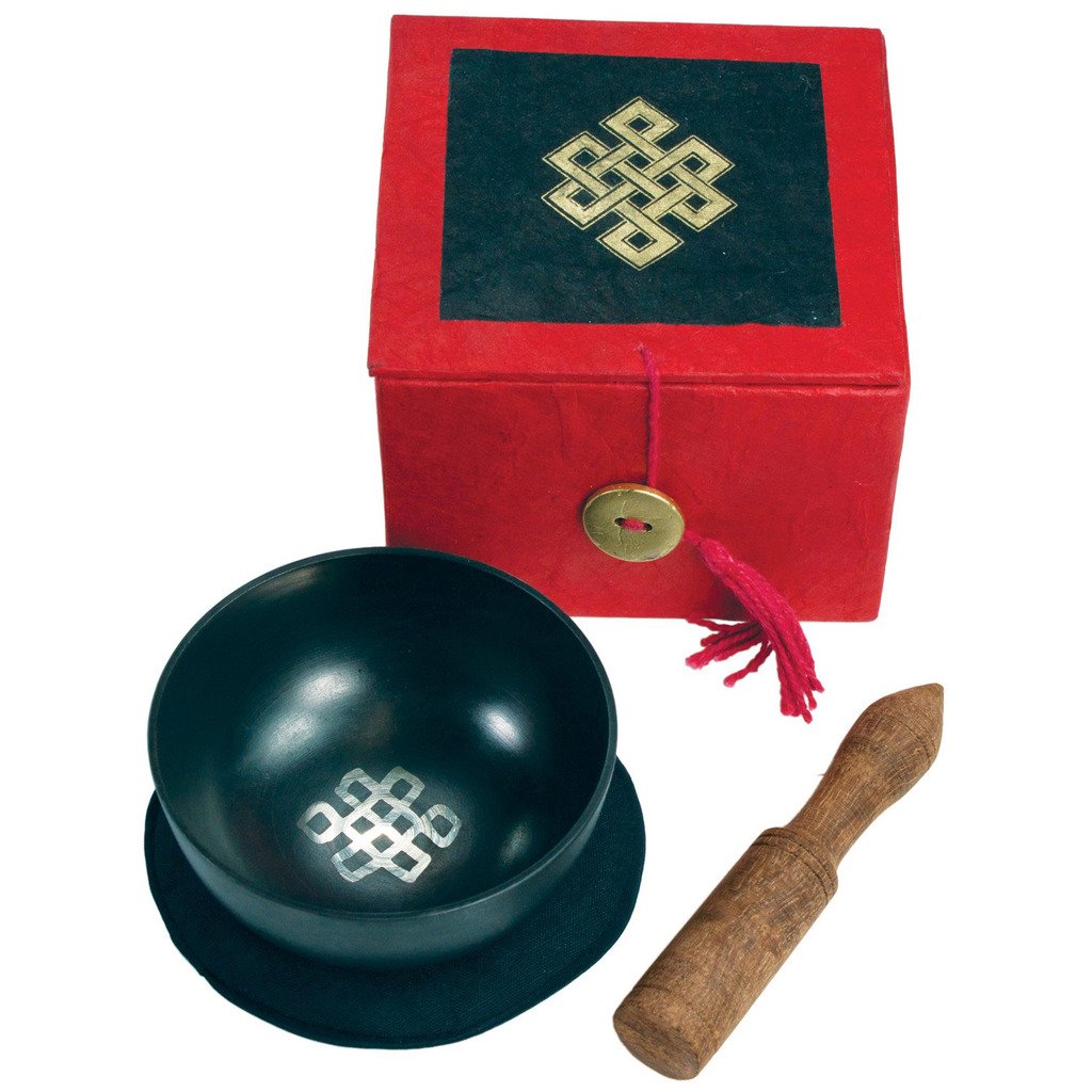 Meditation Bowl Box: 3'' Endless Knot - DZI (Meditation) - TheHomeToGo