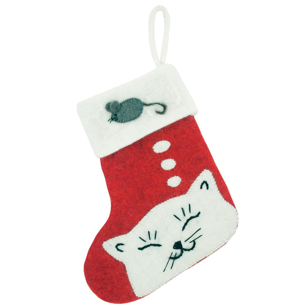 Kitty Holiday Stocking - Wild Woolies (H) - TheHomeToGo