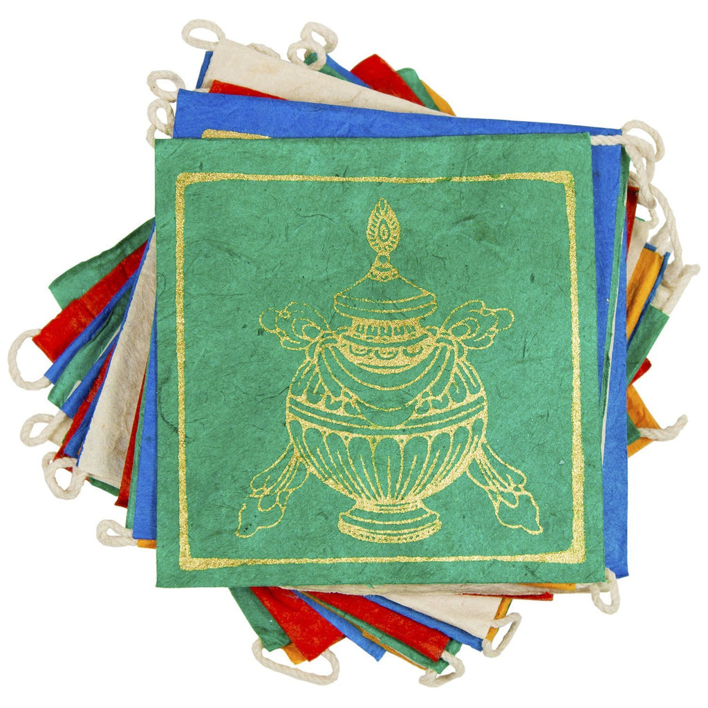 Paper Prayer Flag Lucky Signs 8 ft long - Tibet Collection - TheHomeToGo