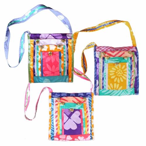 Urban Explorer Bag Batik Patchwork Assorted - Global Mamas (Bag) - TheHomeToGo