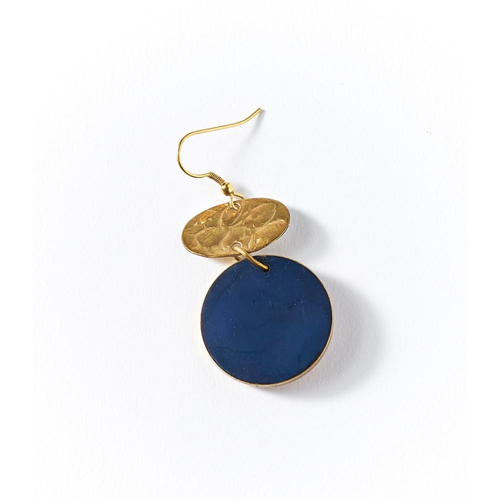 Ria Earrings - Cobalt Drop - Matr Boomie - TheHomeToGo