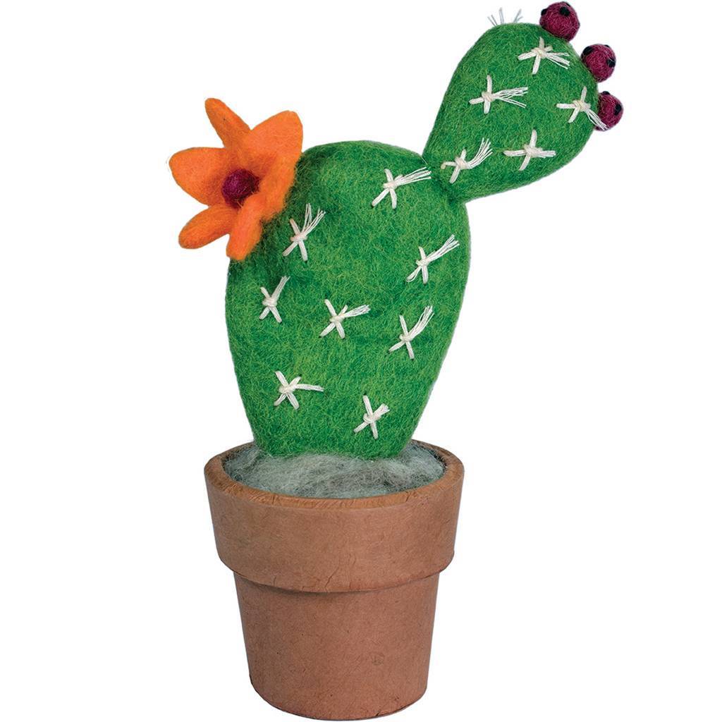 Felt Small Prickly Pear Catcus - Wild Woolies (G) - TheHomeToGo