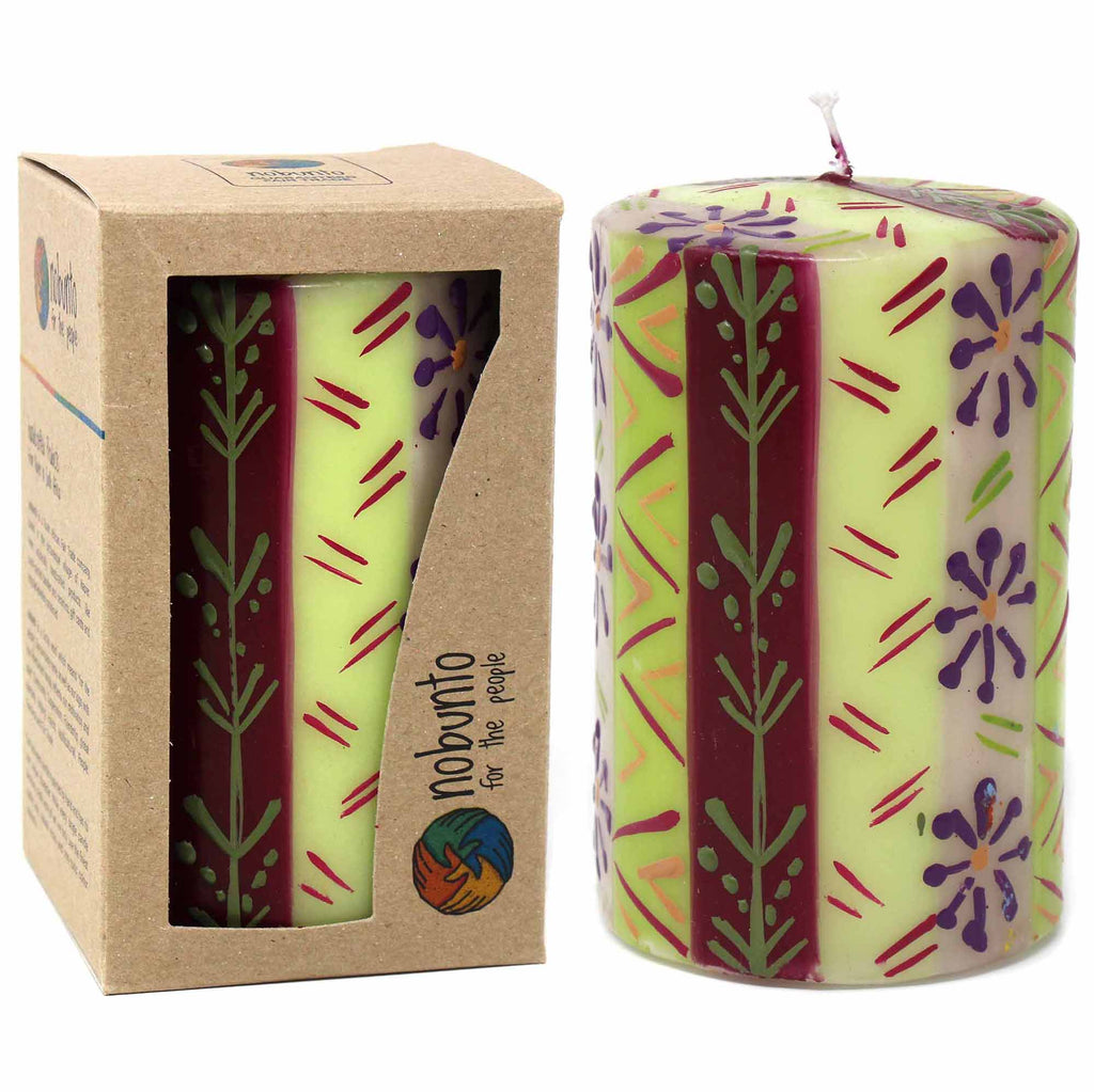 Hand Painted Candles in Kileo Design (pillar) - Nobunto - TheHomeToGo