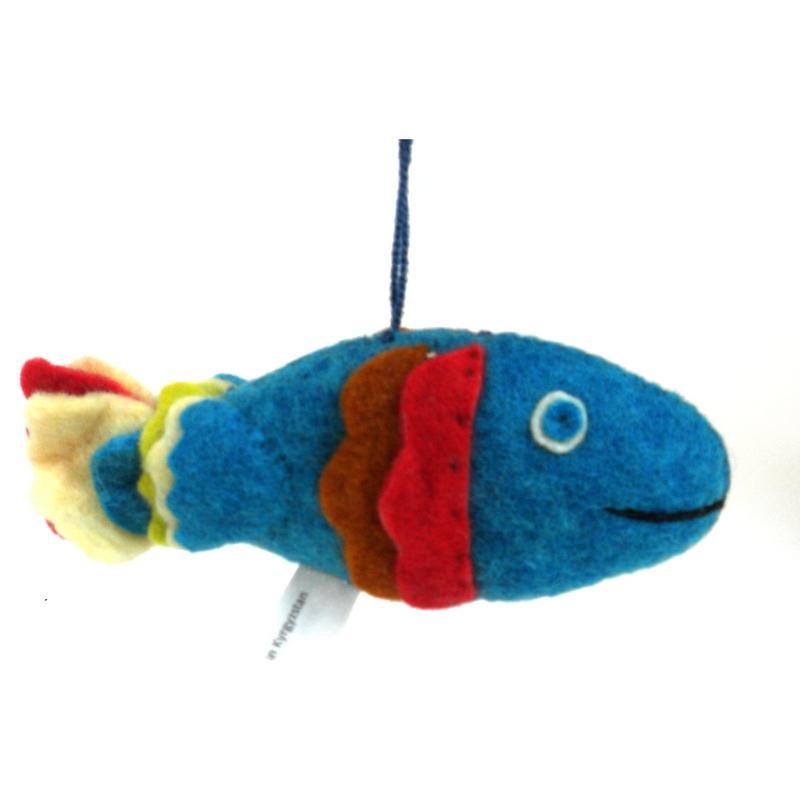 Felt Fish Ornament - Silk Road Bazaar (O) - TheHomeToGo