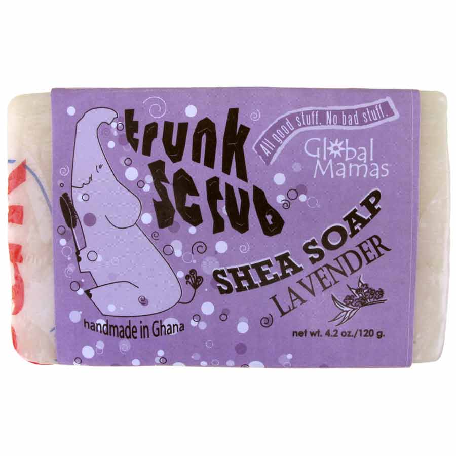 Trunk Scrub Shea Soap Lavender - Global Mamas (S) - TheHomeToGo