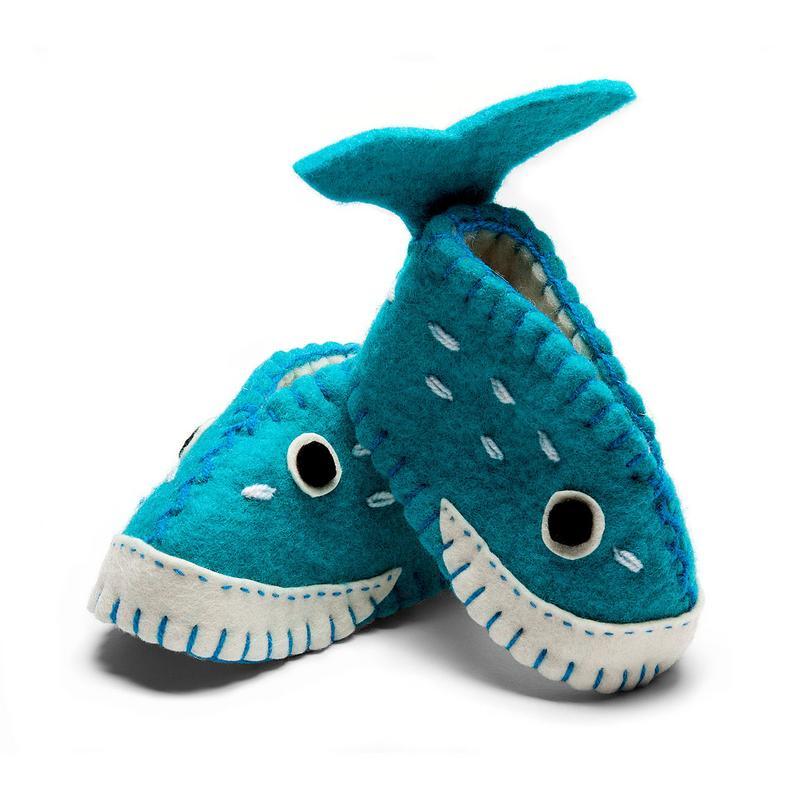 Whale Zooties Baby Booties - Silk Road Bazaar - TheHomeToGo