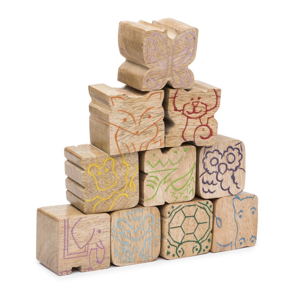 Stacking Critters Blocks - Set of 10 - Matr Boomie - TheHomeToGo