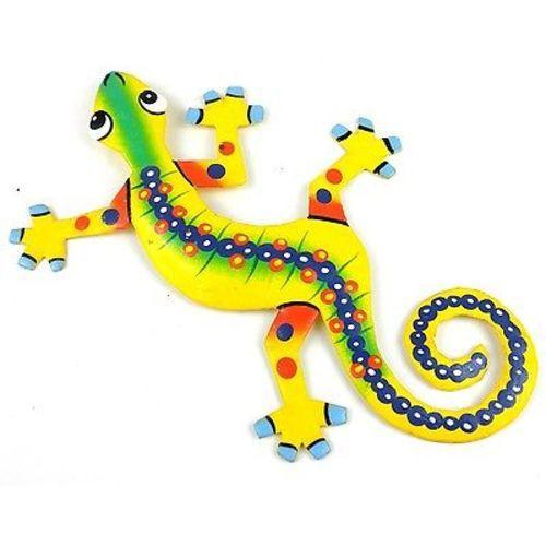 Eight Inch Snake Back Metal Gecko - Caribbean Craft - TheHomeToGo