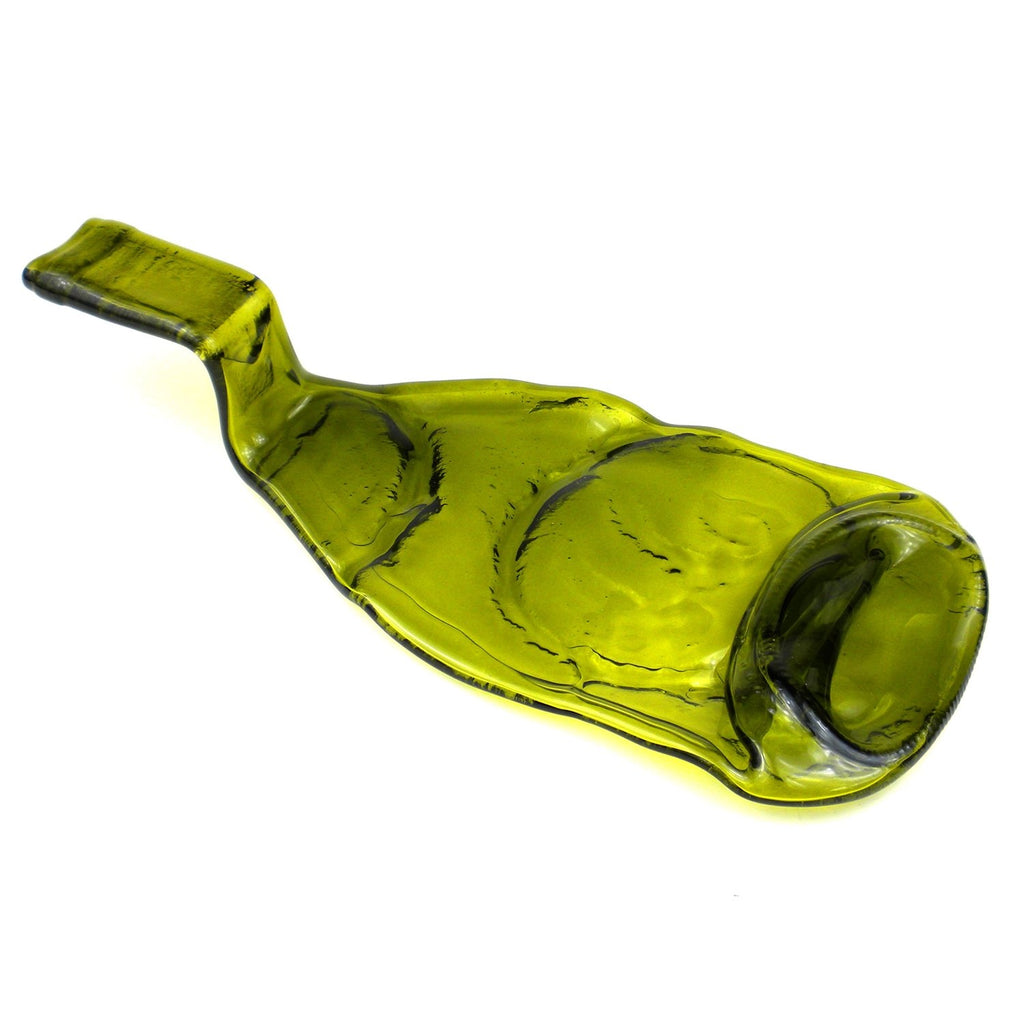 Recycled Green Glass Bottle Tray - Tili Glass (G) - TheHomeToGo