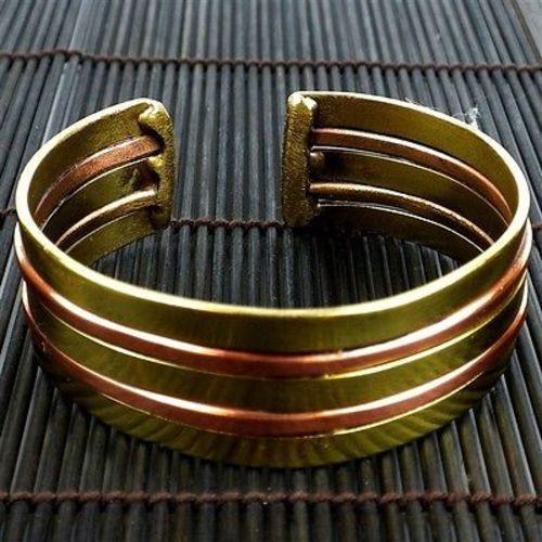 Copper and Brass Architecture Cuff - Brass Images (C) - TheHomeToGo