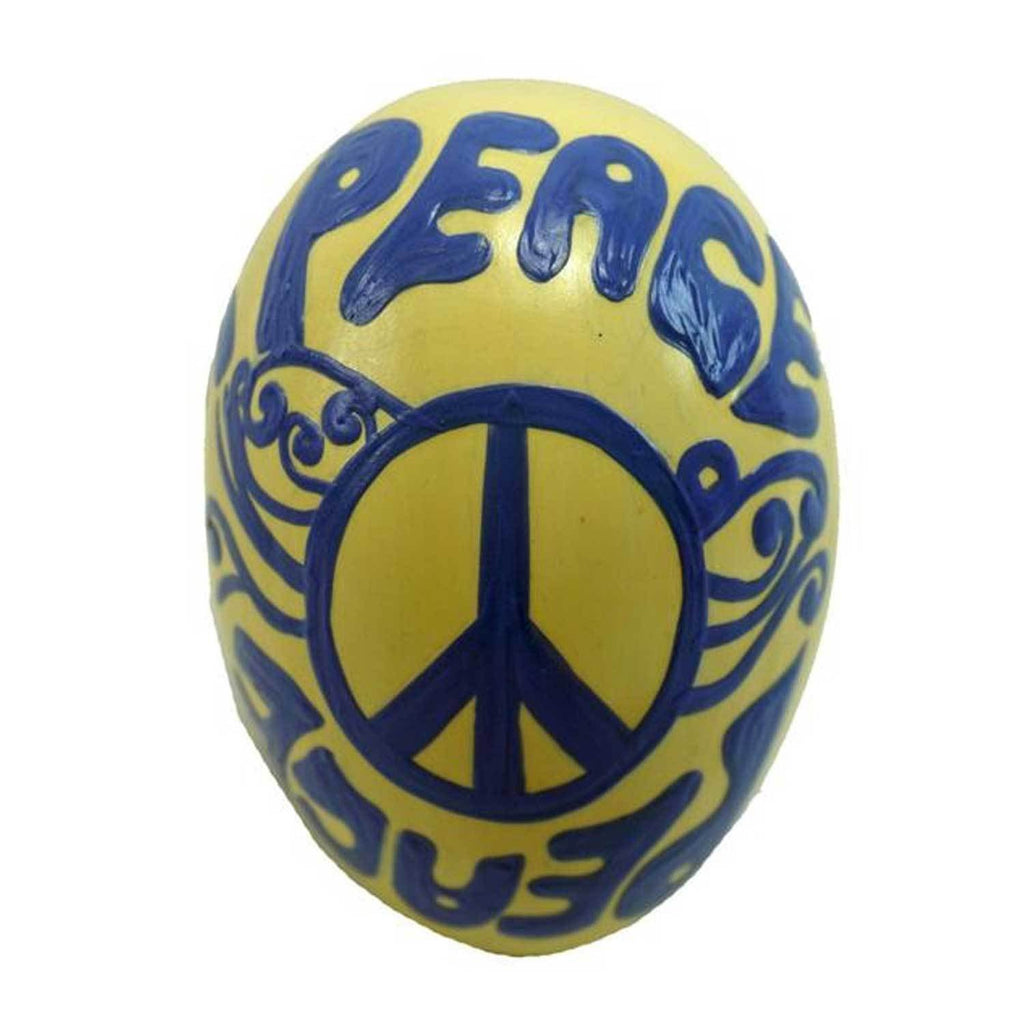 Mahogany Wood Egg Shaker - Peace Deisgn - Jamtown World Instruments - TheHomeToGo