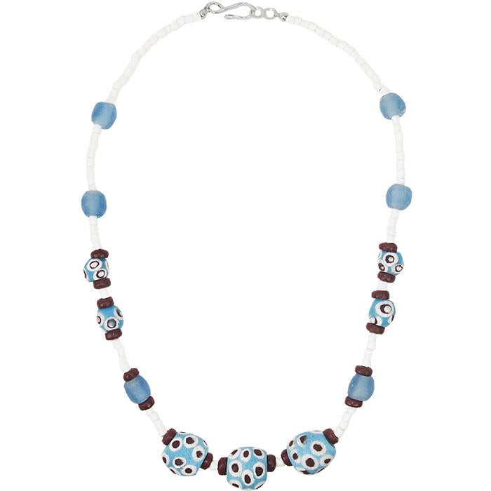 Grace Necklace in Blue - Global Mamas - TheHomeToGo