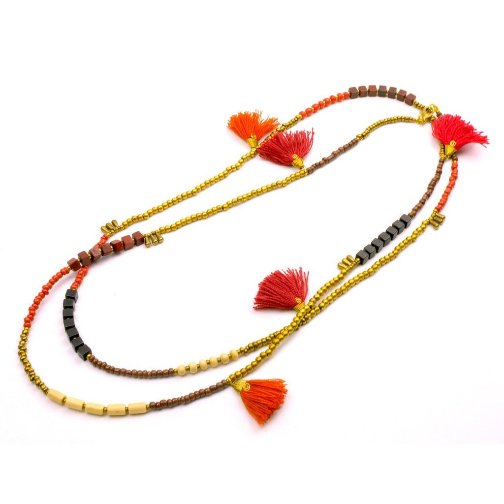 Kerala 3-in-1 Necklace Desert Sun - Global Groove (J) - TheHomeToGo