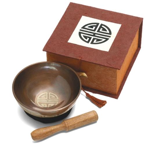 Meditation Bowl Box: 4'' Longevity - DZI (Meditation) - TheHomeToGo