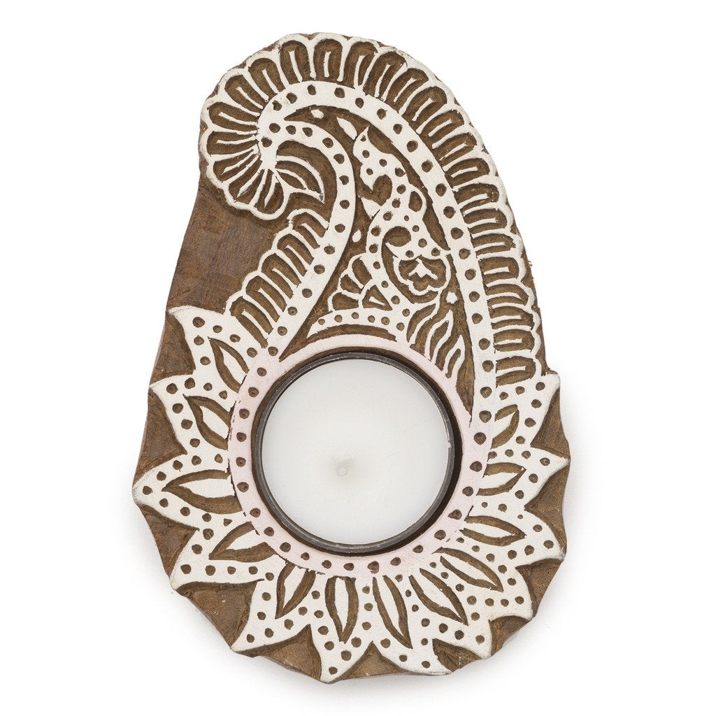 Aashiyana Tea Light Holder - Paisley - Matr Boomie (Candle) - TheHomeToGo