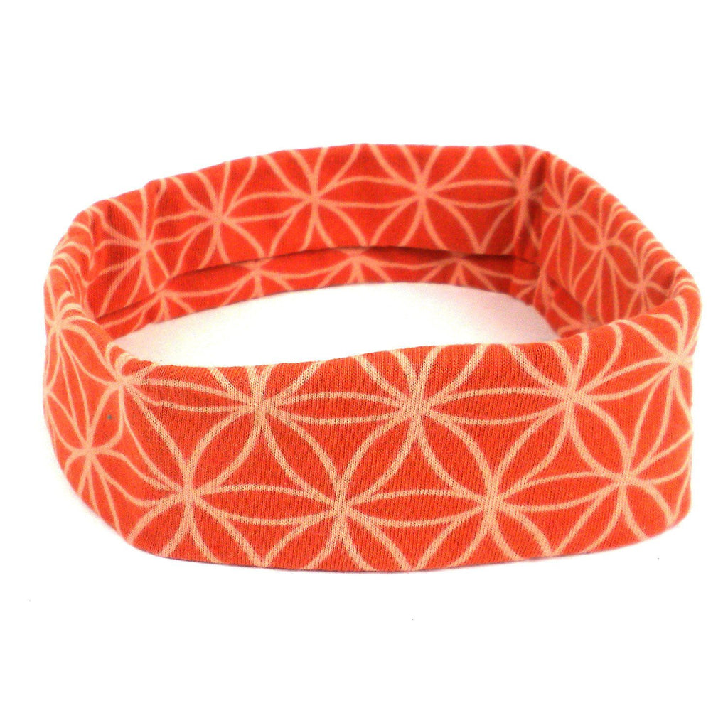 Flower of Life Headband - Orange - Global Groove (W) - TheHomeToGo