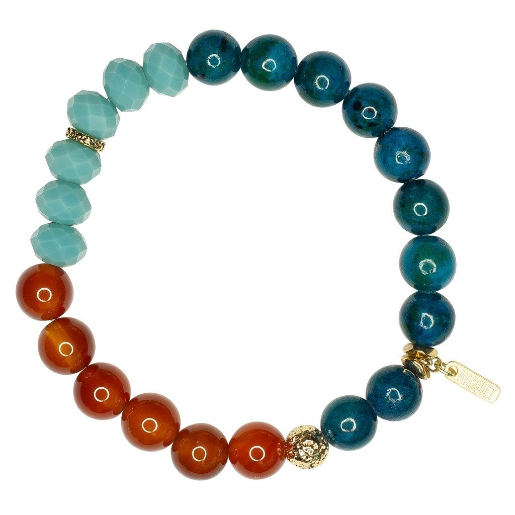 Stretch Bracelet: Molly Volcanic Island - Marquet (J) - TheHomeToGo