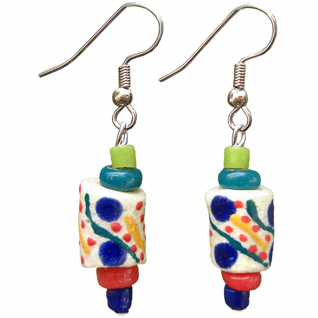 Festival Earrings - Rainbow - Global Mamas - TheHomeToGo