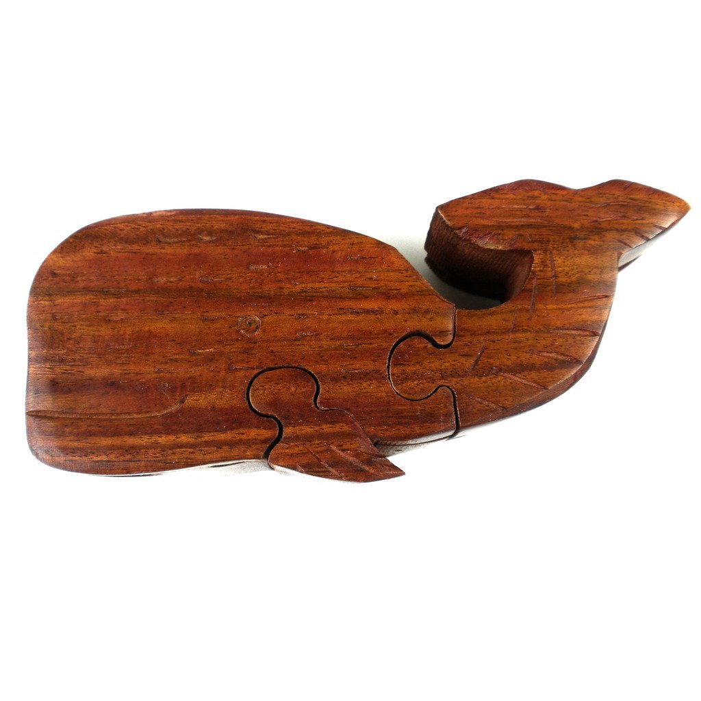 Wood Whale Puzzle Box - Matr Boomie (B) - TheHomeToGo