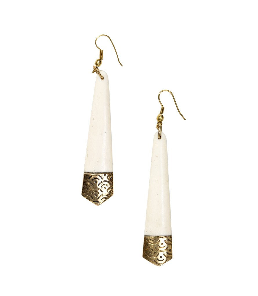 Anika Earrings Tapered Design - Matr Boomie (Jewelry) - TheHomeToGo