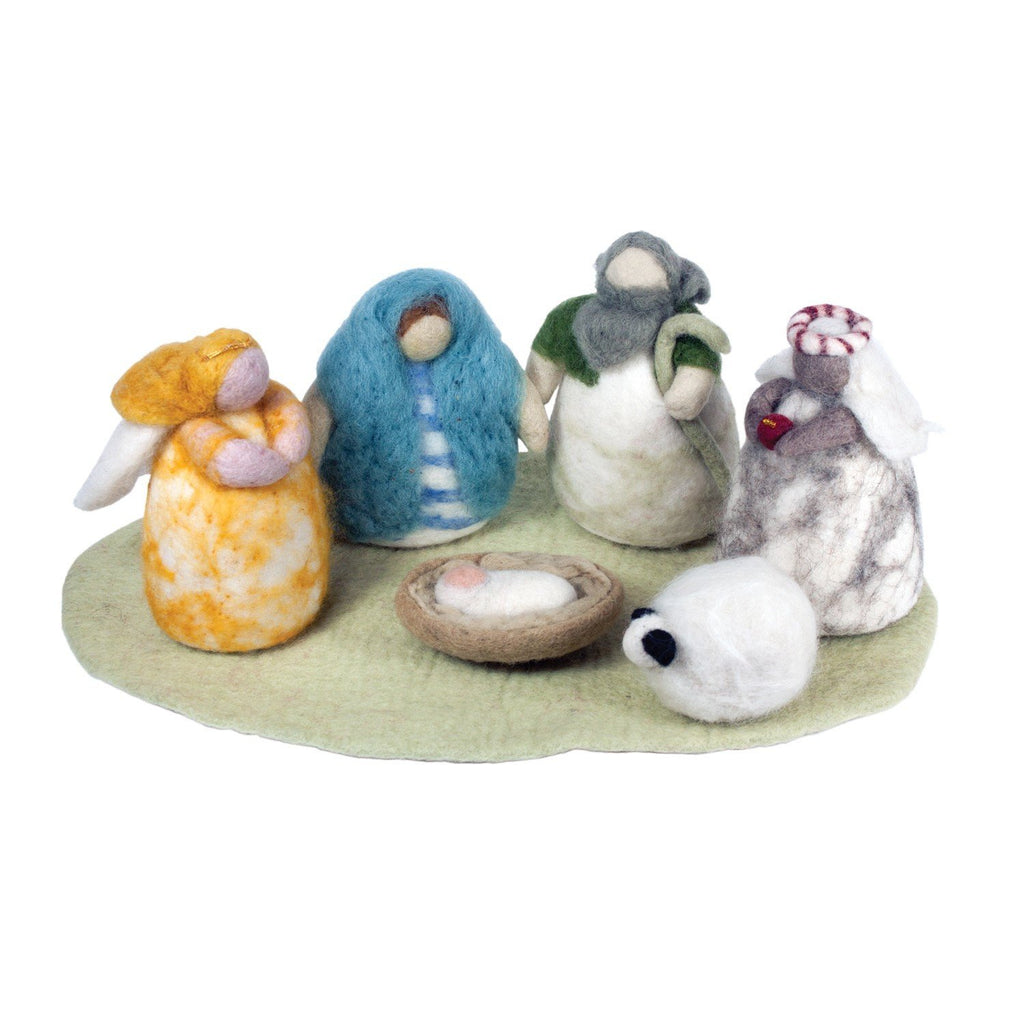 Cozy Felt Nativity Set - Wild Woolies (H) - TheHomeToGo