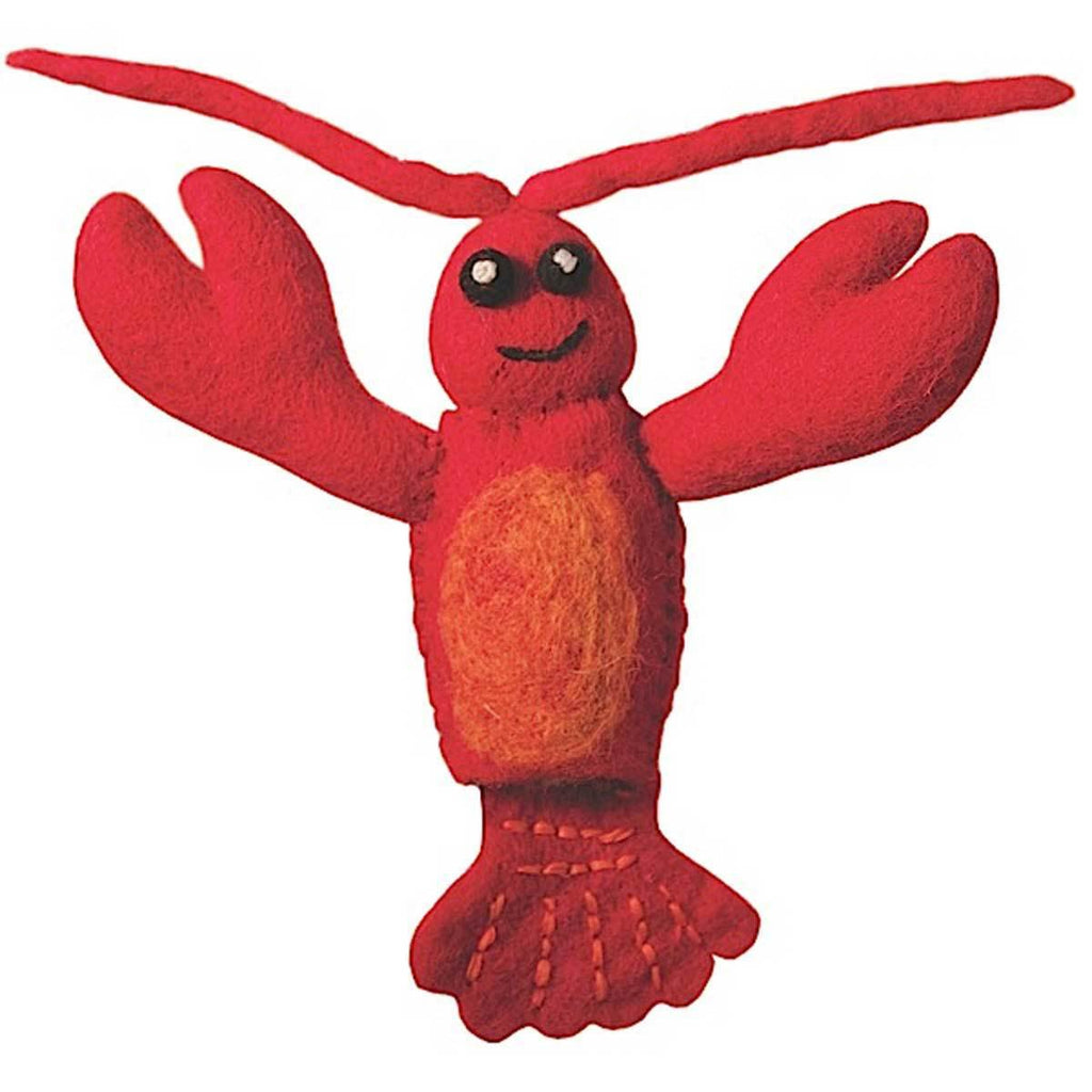 Woolie Finger Puppet - Lobster - Wild Woolies (T) - TheHomeToGo