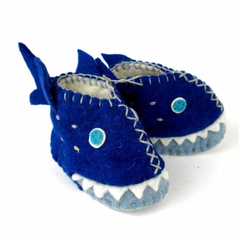 Shark Zooties Baby Booties - Silk Road Bazaar - TheHomeToGo