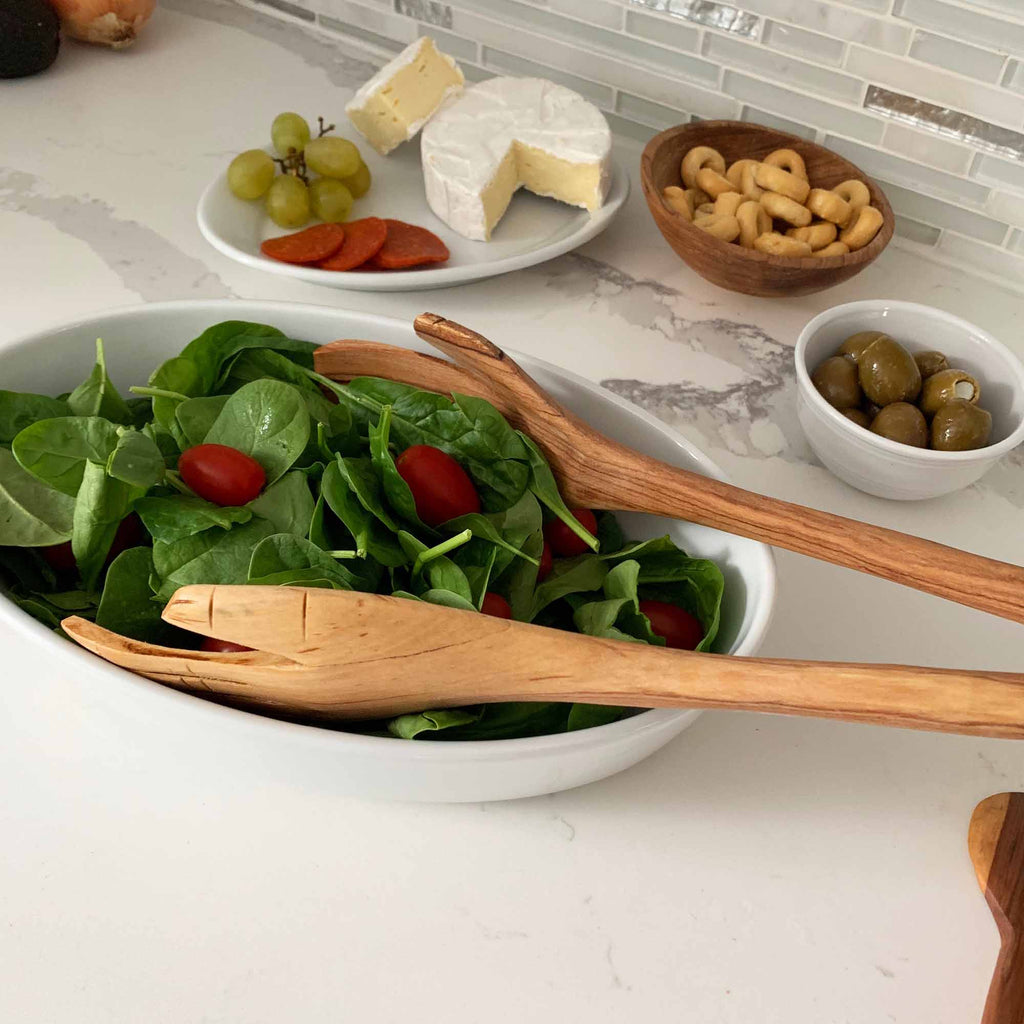 Giant 17 inch Hands Salad Servers - Jedando Handicrafts - TheHomeToGo