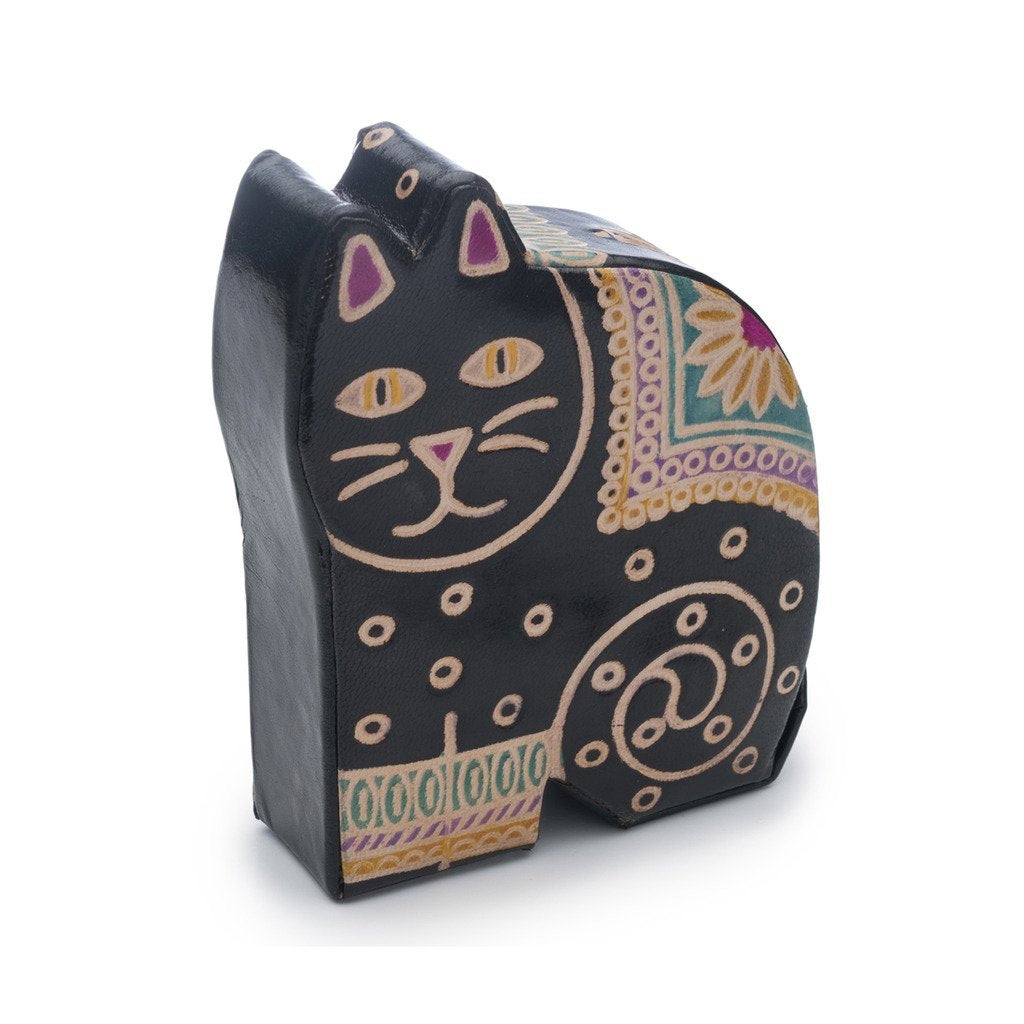 Leather Kitty Coin Bank - Matr Boomie - TheHomeToGo