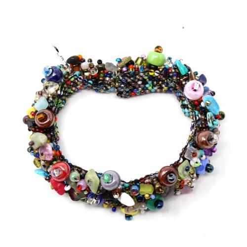 Magnetic Beach Ball Caterpillar Bracelet Multi - Lucias Imports (J) - TheHomeToGo