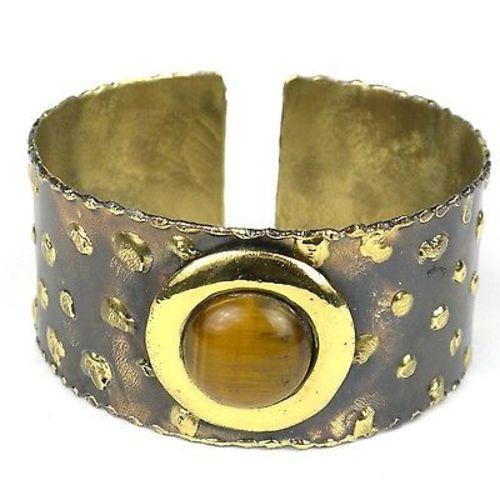 Make Your Mark Cuff - Brass Images (C) - TheHomeToGo