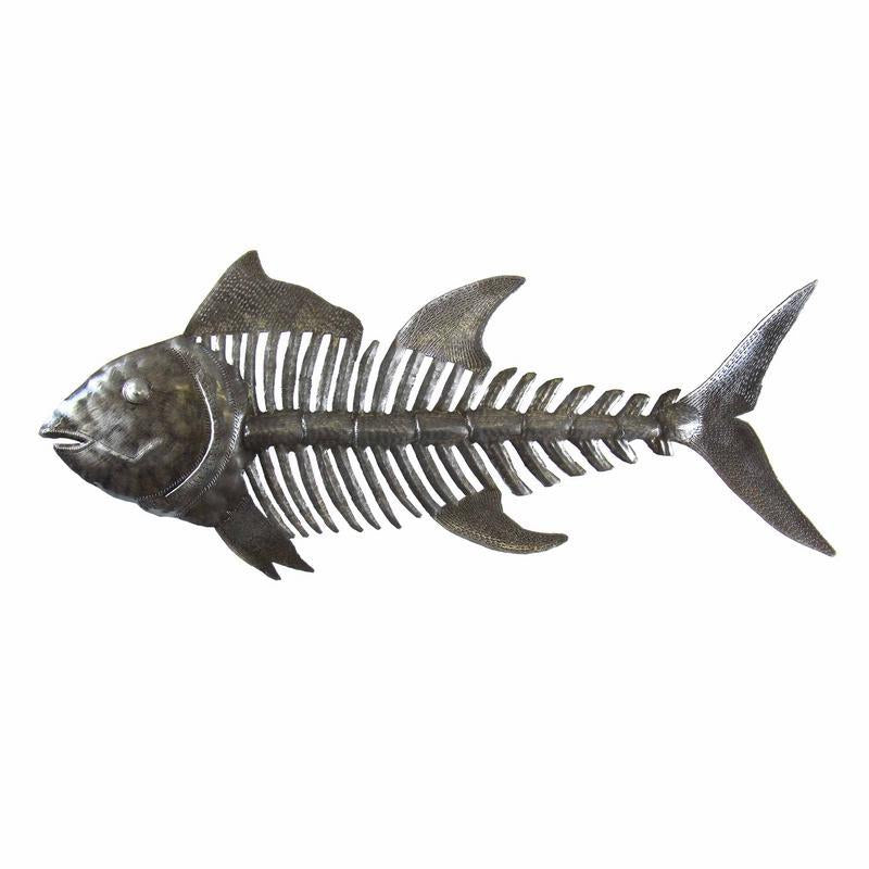 Fish Bones Metal Art - Croix des Bouquets - TheHomeToGo