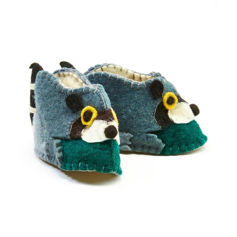 Raccoon Zooties Baby Booties - Silk Road Bazaar - TheHomeToGo