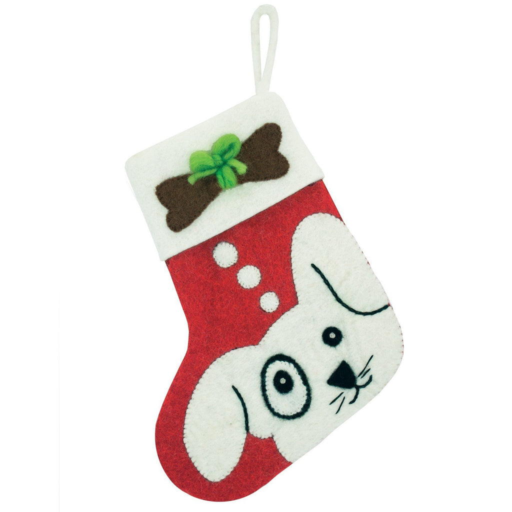 Puppy Holiday Stocking - Wild Woolies (H) - TheHomeToGo