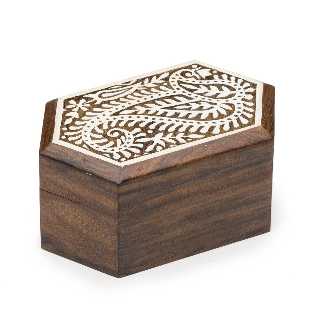 Aashiyana Wood Box - Paisley - Matr Boomie (B) - TheHomeToGo