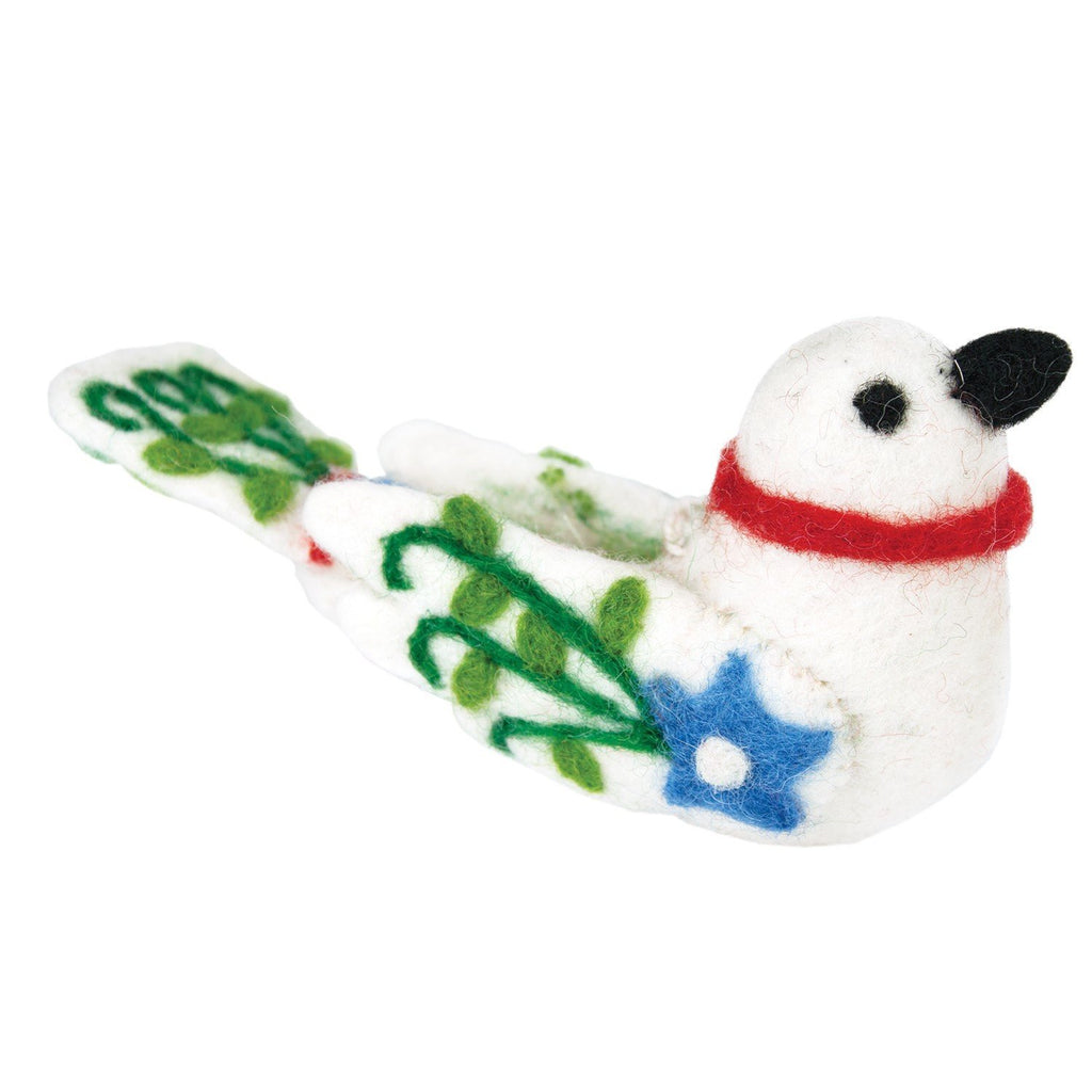 Alpine Lovebird Felt Ornament - Wild Woolies (H) - TheHomeToGo