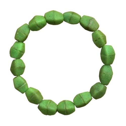 Lime Green Glass Pebbles Bracelet - Global Mamas - TheHomeToGo