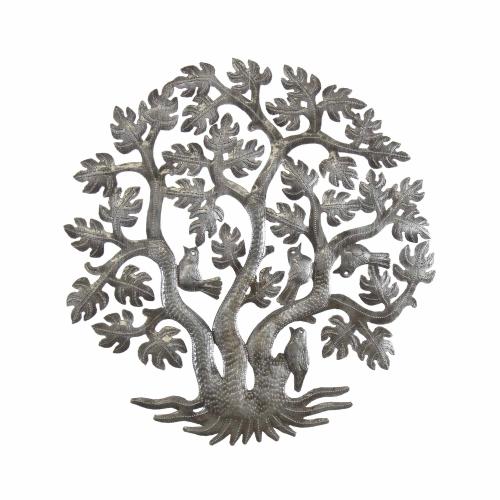 14 inch 3 Trunk Tree of Life Wall Art - Croix des Bouquets - TheHomeToGo